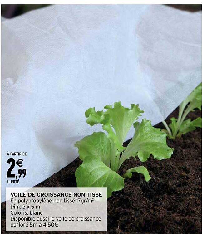 voile de croissance non tissé