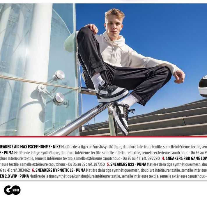 sneakers air max excee homme - nike, sneakers rbd game low