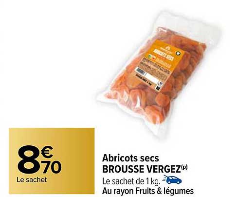 Abricots Secs Brousse Vergez