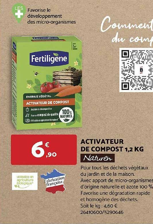 activateur de compost 1,2 kg naturen