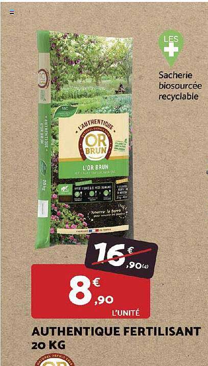 authentique fertilisant 20 kg