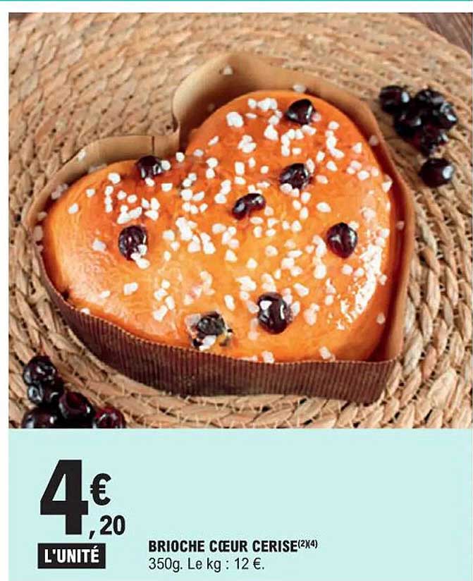 Brioche Cœur Cerise