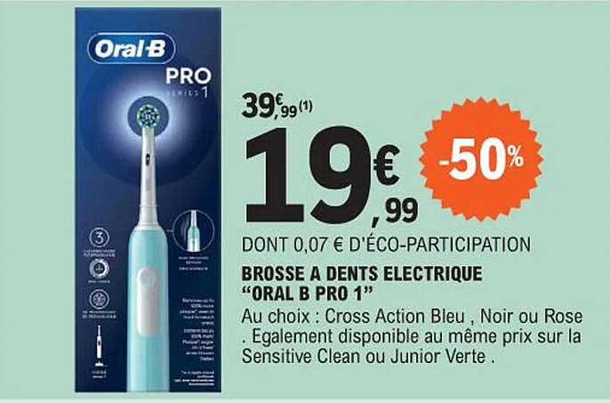 brosse à dents électrique "oral b pro 1"