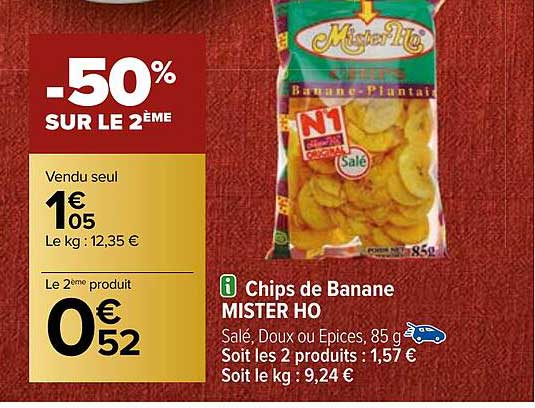 chips de banane mister ho