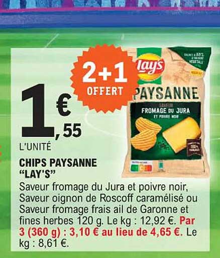 Chips Paysanne "lay's"