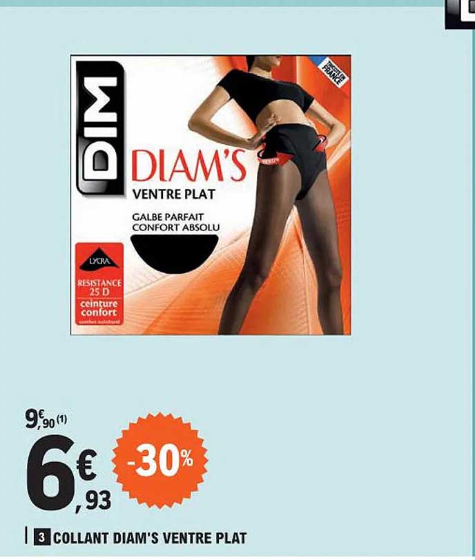 collant diam's ventre plat