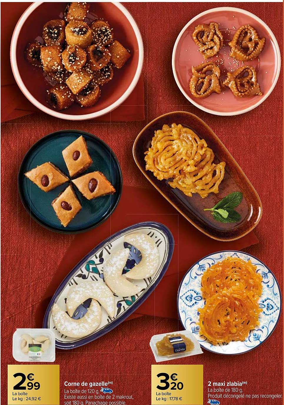 corne de gazelle ou 2 maxi zlabia