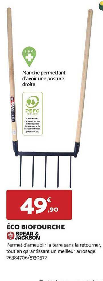 éco biofourche spear & jackson