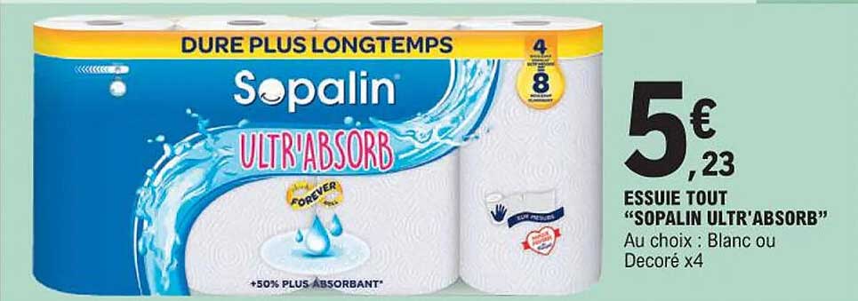 essuie-tout "sopalin ultr'absorb"