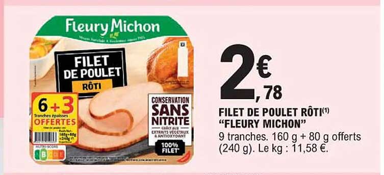 filet de poulet rôti "fleury michon"