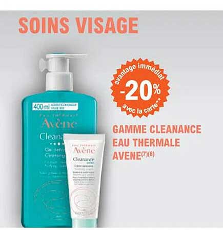 gamme cleanance eau thermale avène