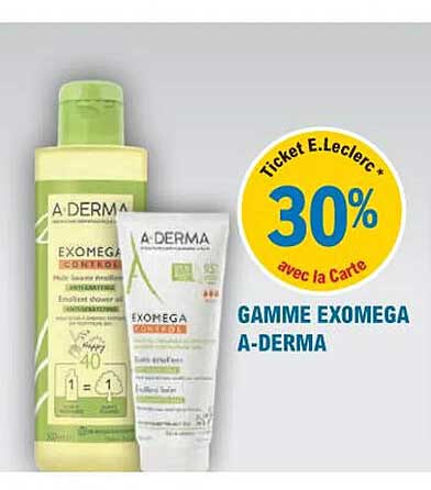 gamme exomega a-derma