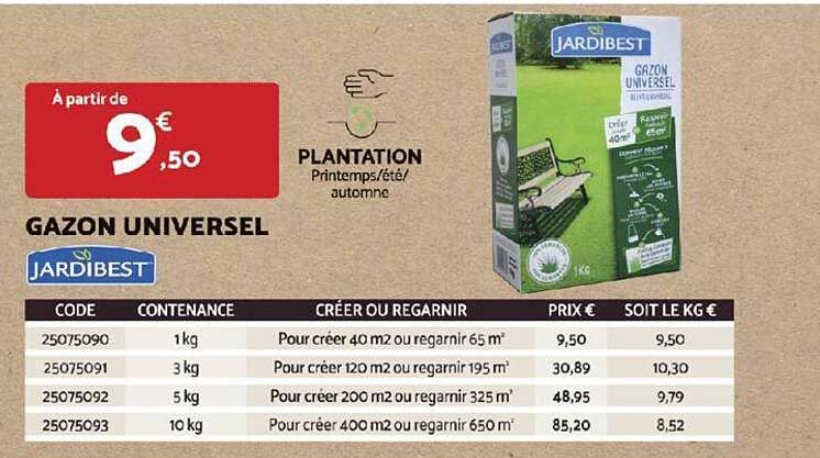 jardibest gazon universel