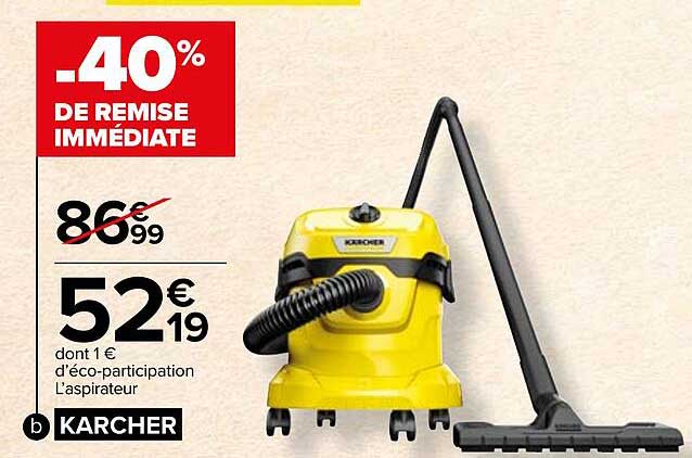 l'aspirateur kärcher