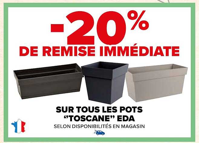 les pots "toscane" eda