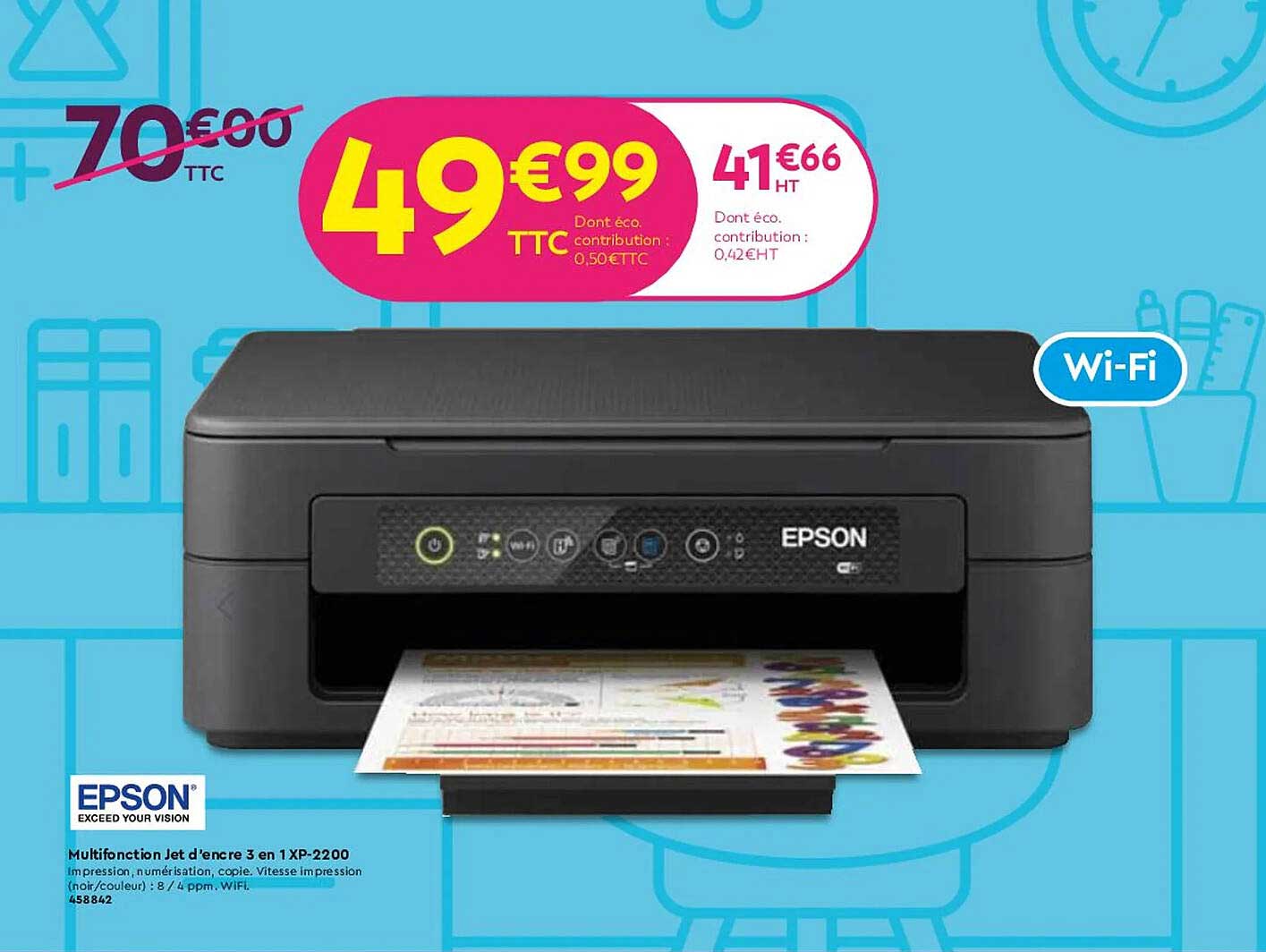 multifonction jet d'encre 3 en 1 xp-2200 epson