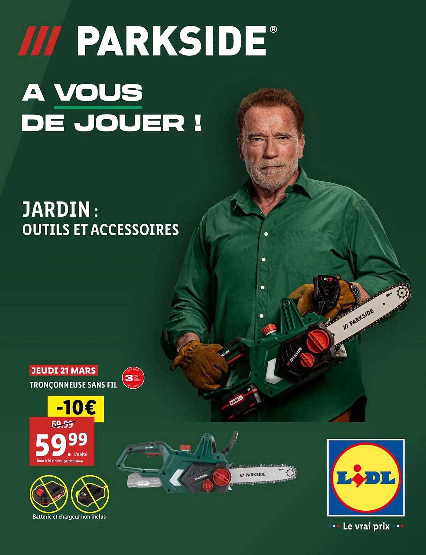 Parkside Tronçoneuse Sans Fil