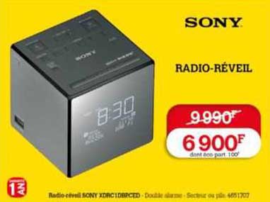 sony radio-réveil