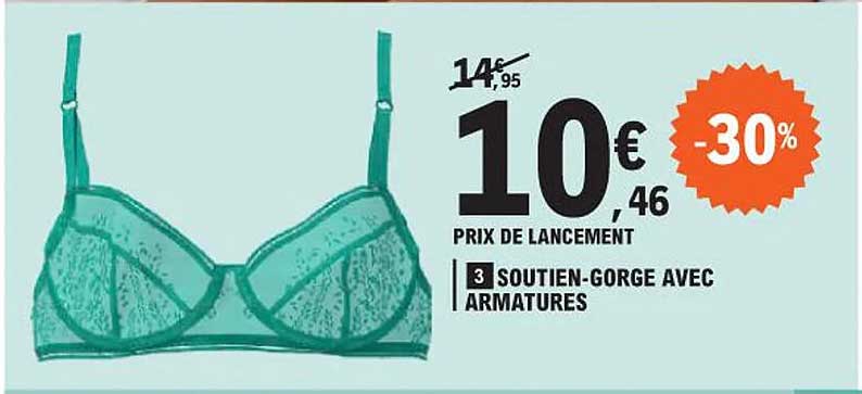 soutien-gorge avec armatures