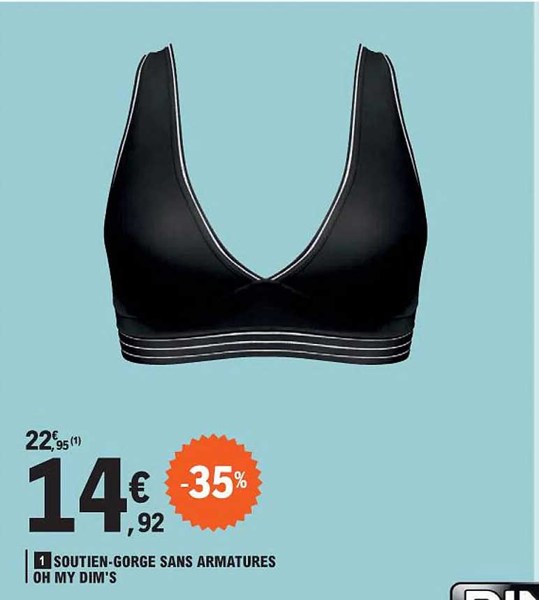 soutien-gorge sans armatures oh my dim's