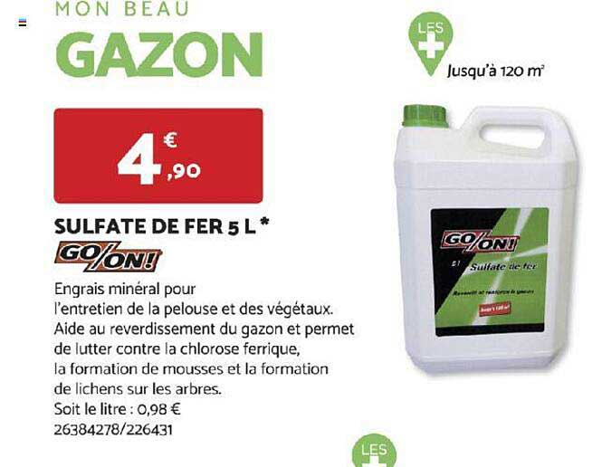 sulfate de fer 5l go/on!