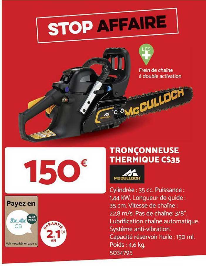 tronçonneuse  thermique CS35