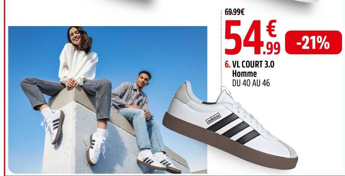 vl court 3.0 homme adidas
