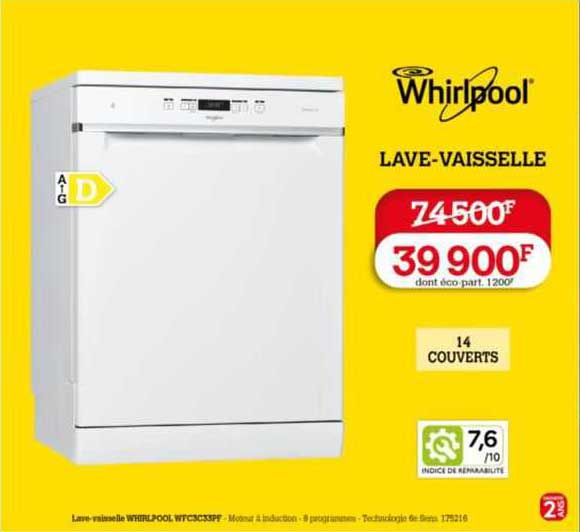 whirlpool lave-vaisselle