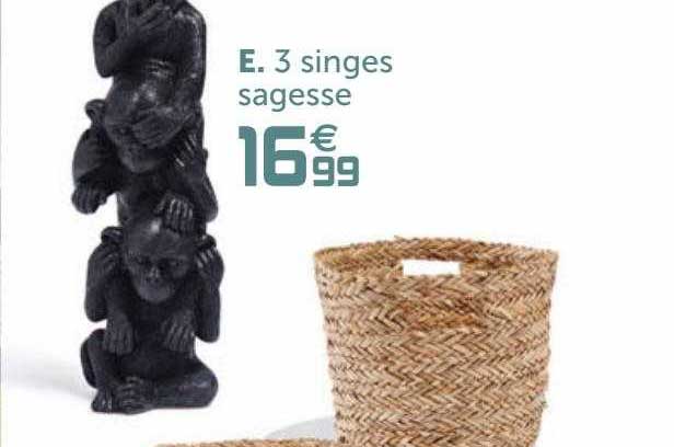 3 singes sagesse