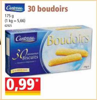 30 boudoirs cantreau