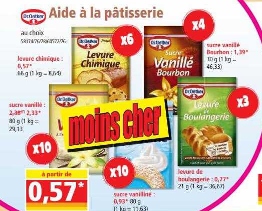aide à la pâtisserie dr. oetker