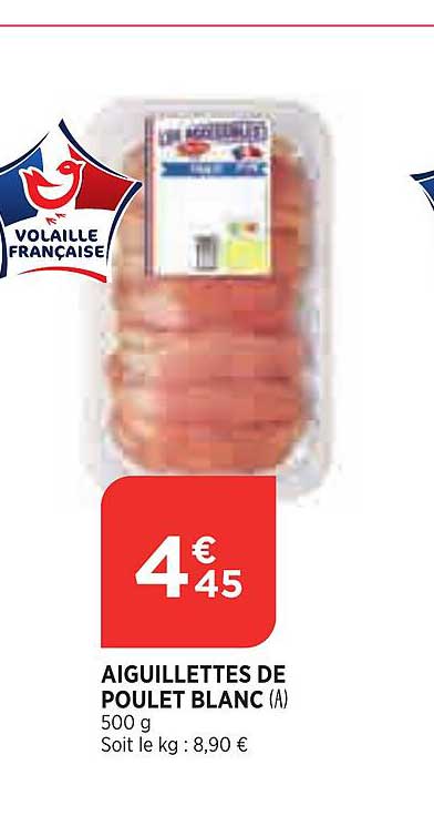 Aiguillettes De Poulet Blanc