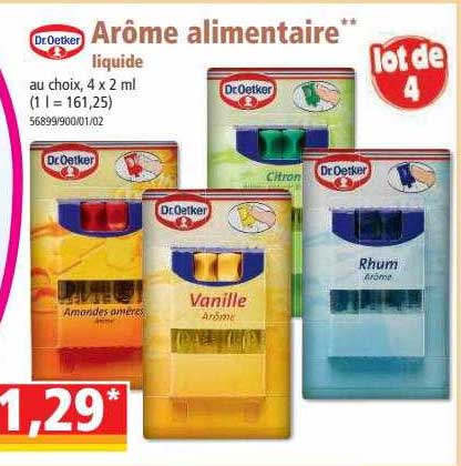 arôme alimentaire dr. oetker