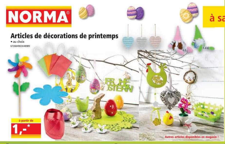 Articles De Décorations De Printemps Norma