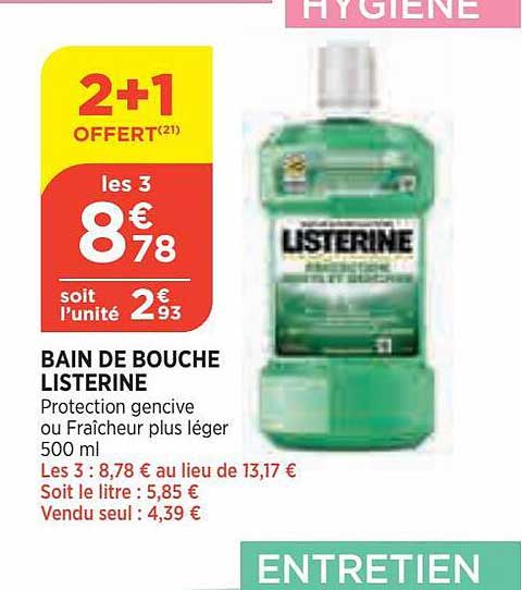 Bain De Bouche Listerine