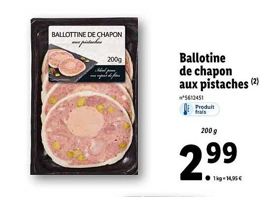 ballotine de chapon aux pistaches