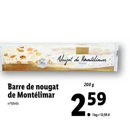 Barre De Nougat De Montélimar