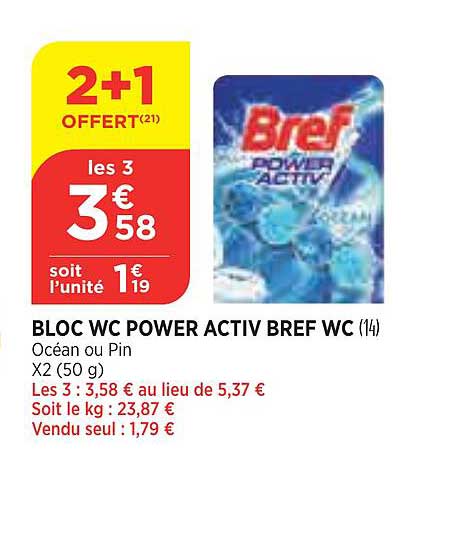 Bloc Wc Power Activ Bref Wc