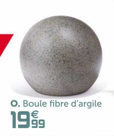 boule fibre d'argile