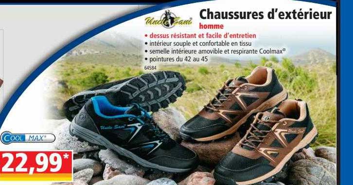 chaussures d'extérieur homme uncle sam