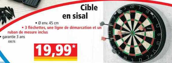 cible en sisal
