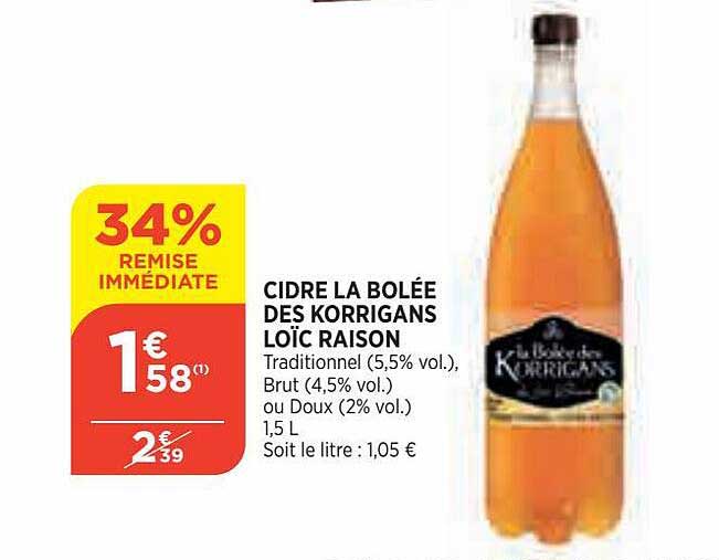 cidre la bolée des korrigans loïc raison
