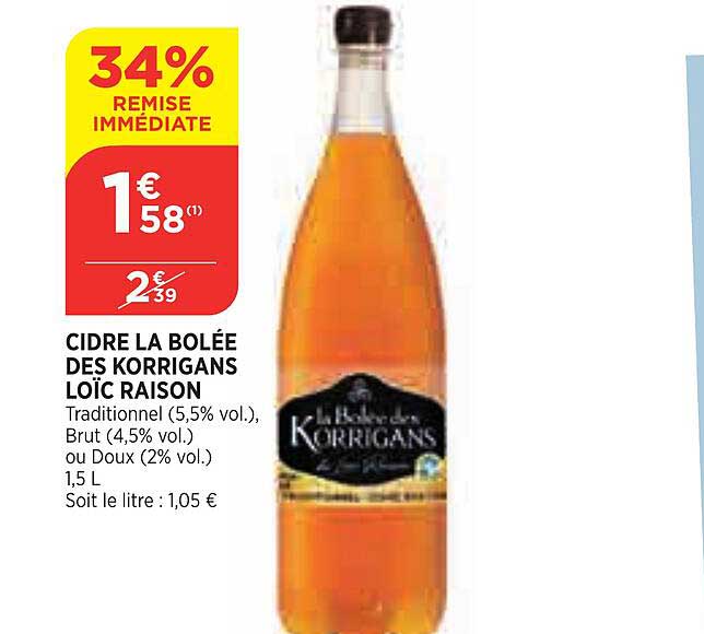 cidre la bolée des korrigans loïc raison