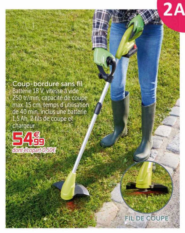 coupe-bordure sans fil