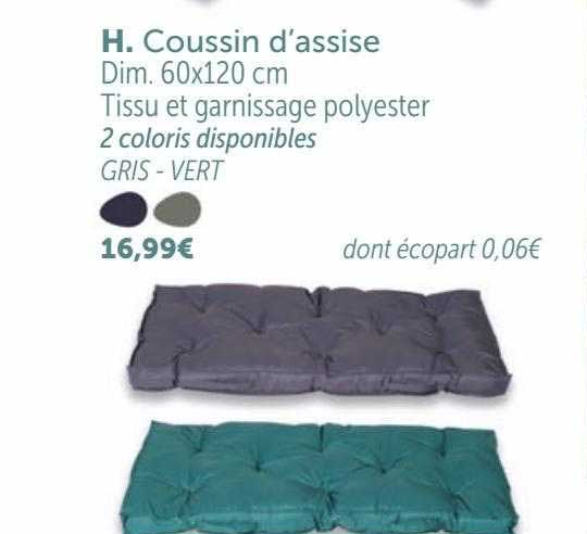 coussin d'assise