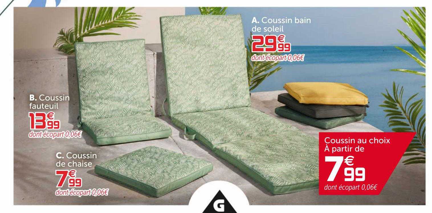 Coussin Fauteuil, Coussin Chaise, Coussin De Soleil