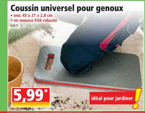 coussin universel pour genoux