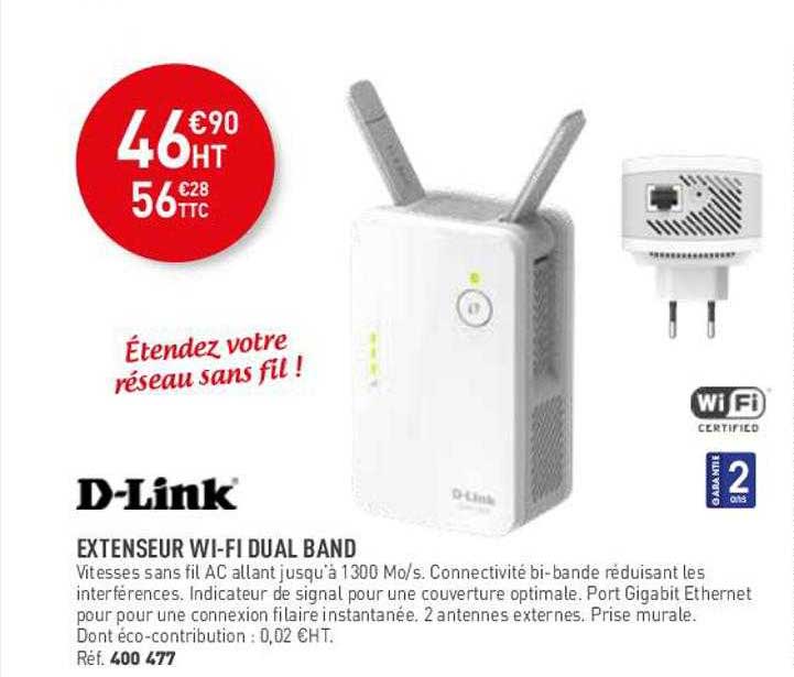 extenseur wi-fi dual band d-link