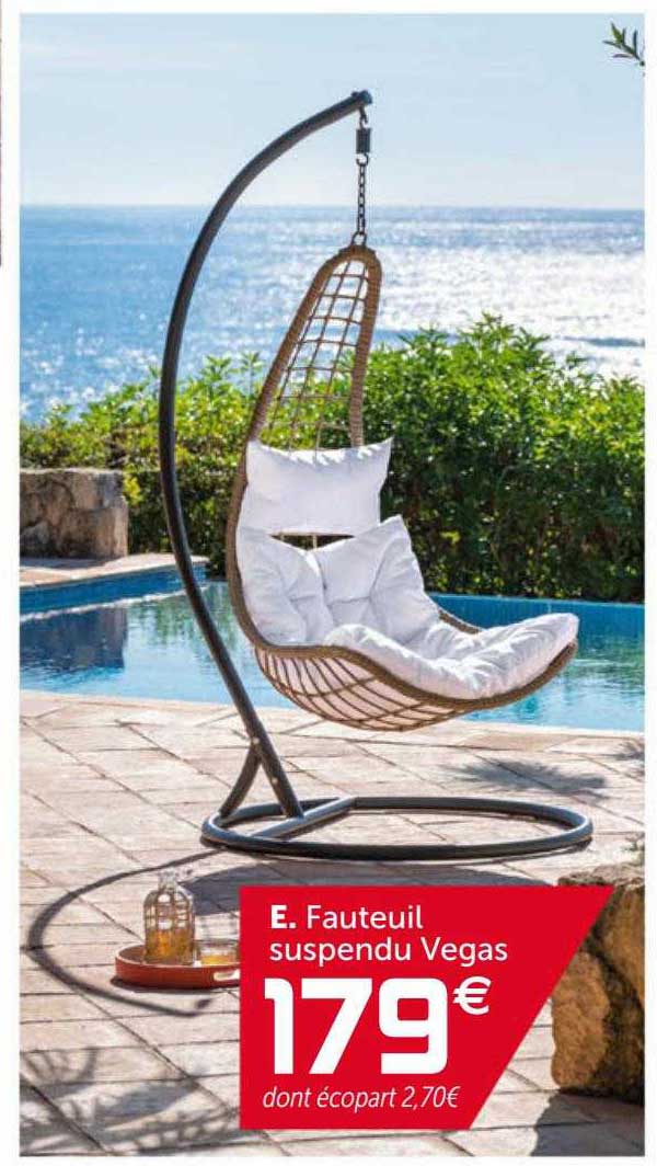 fauteuil suspendu vegas