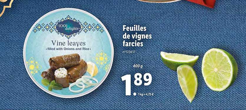feuilles de vignes farcies 100 delights